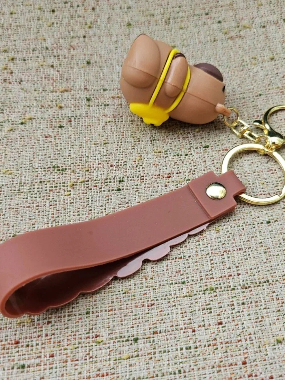 Capybara Key Chain Bag Charm Hanging Bag Keys Holder key Ring Keychain Unbrand